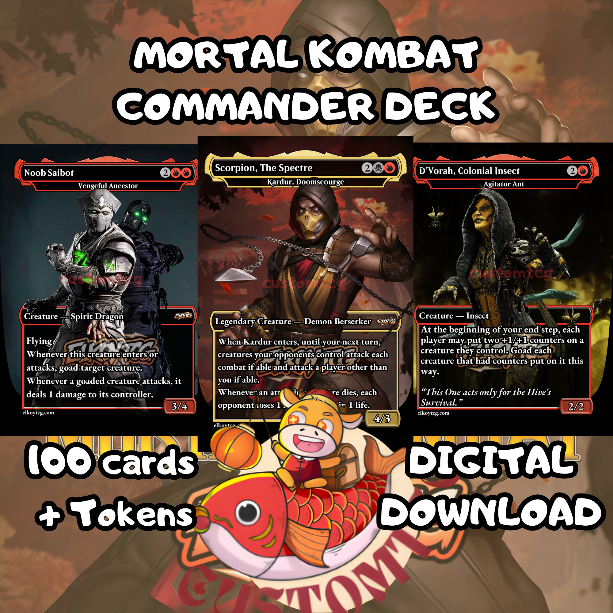 Mortal Kombat - Digital Download (100 Cards + Tokens)