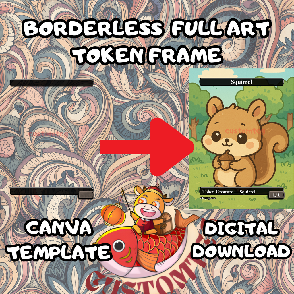 Borderless Picture File Borderless Full Art Token Frame – ElkoyTCG-Academy