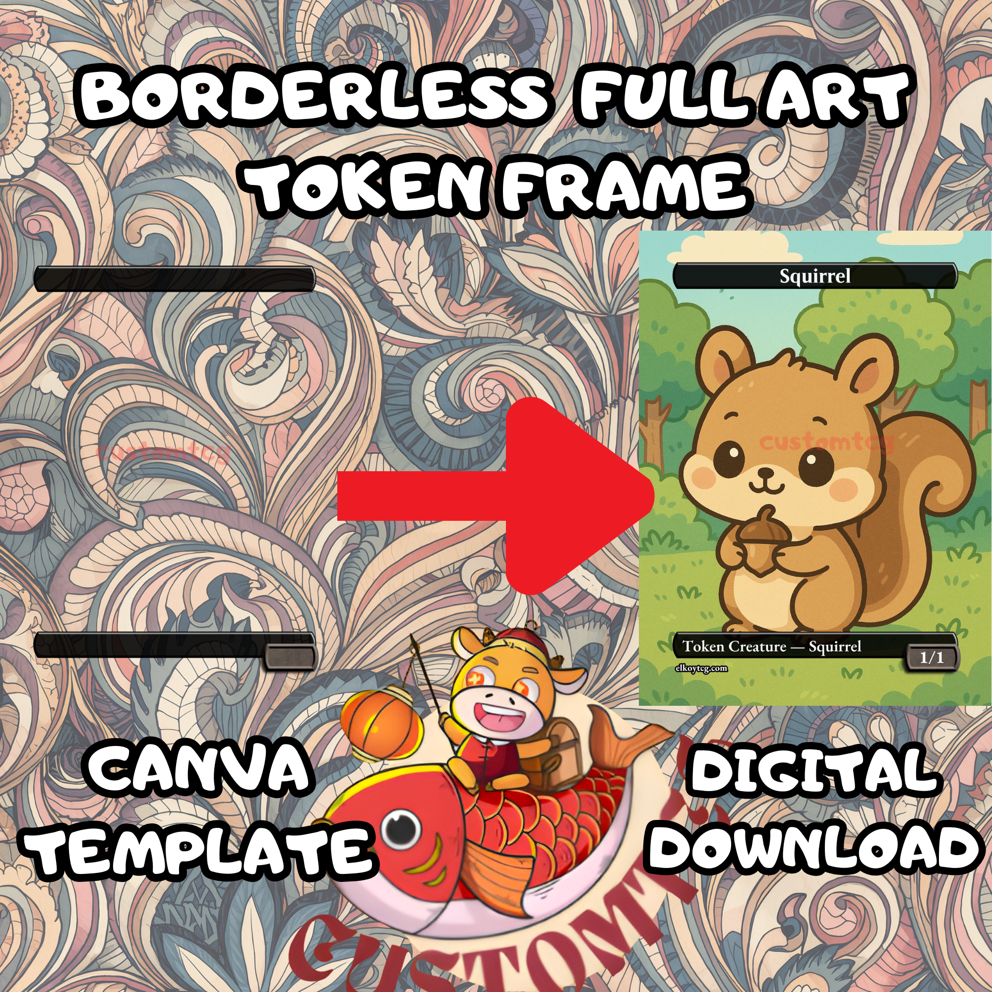 Borderless Full Art Token Frame