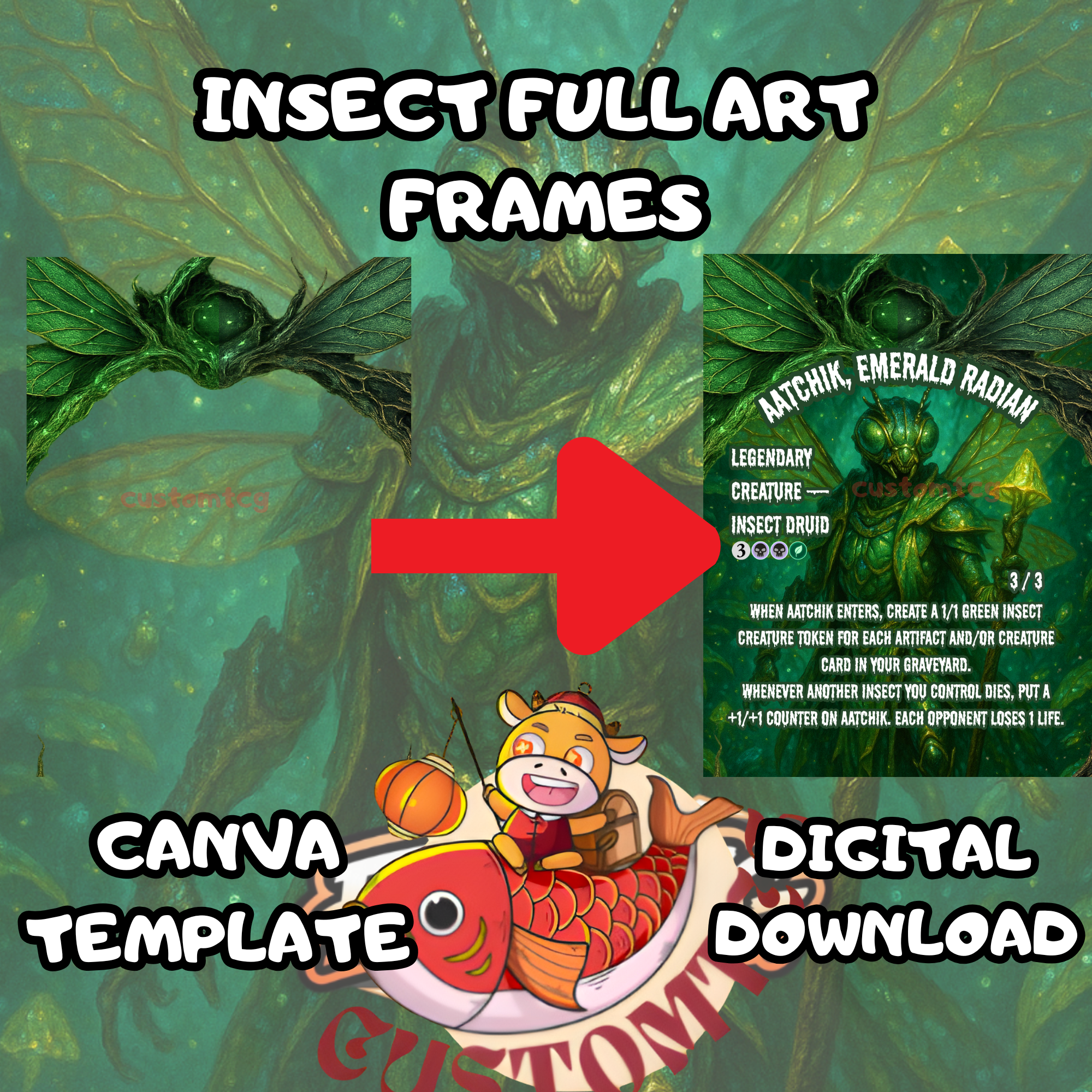 🪲 Insect Full Art Frames – ElkoyTCG-Academy