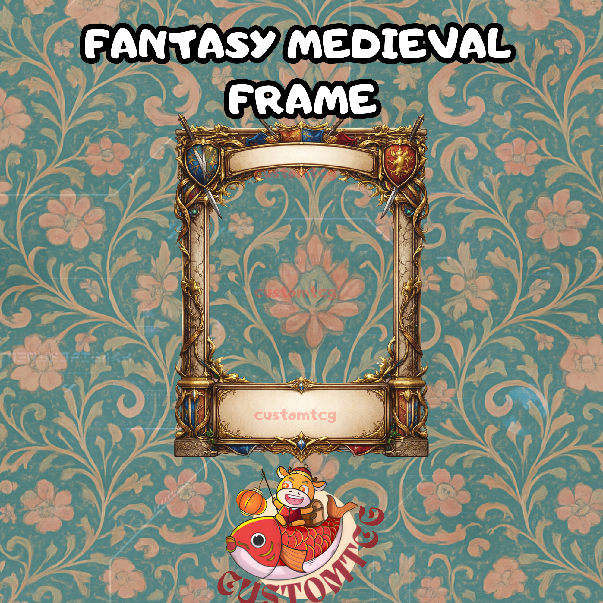 Premium MTG Card Frame Bundle — 11 PNG Transparent Frames for Custom Proxy Cards | Canva & Photoshop Ready