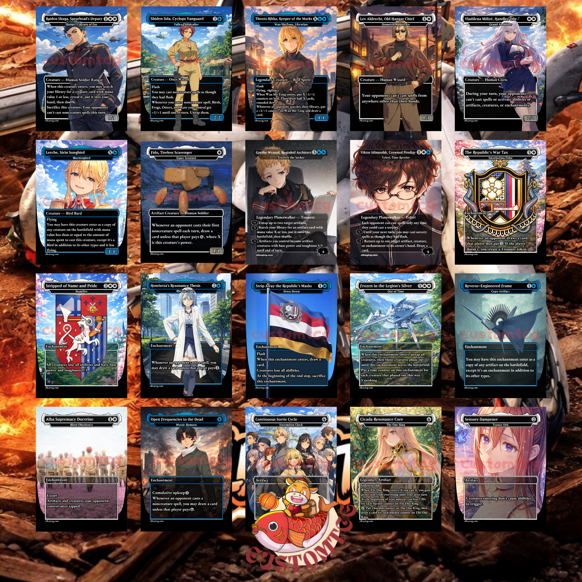 86 Anime Custom Commander Deck