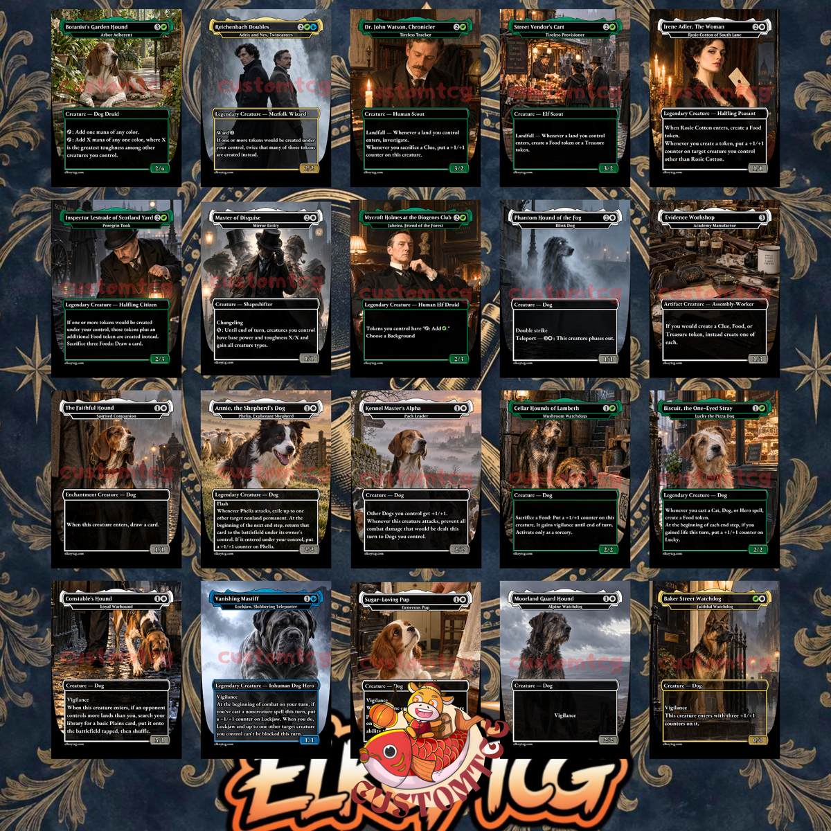 SHERLOCK HOLMES — Custom Commander Deck (Digital Download)