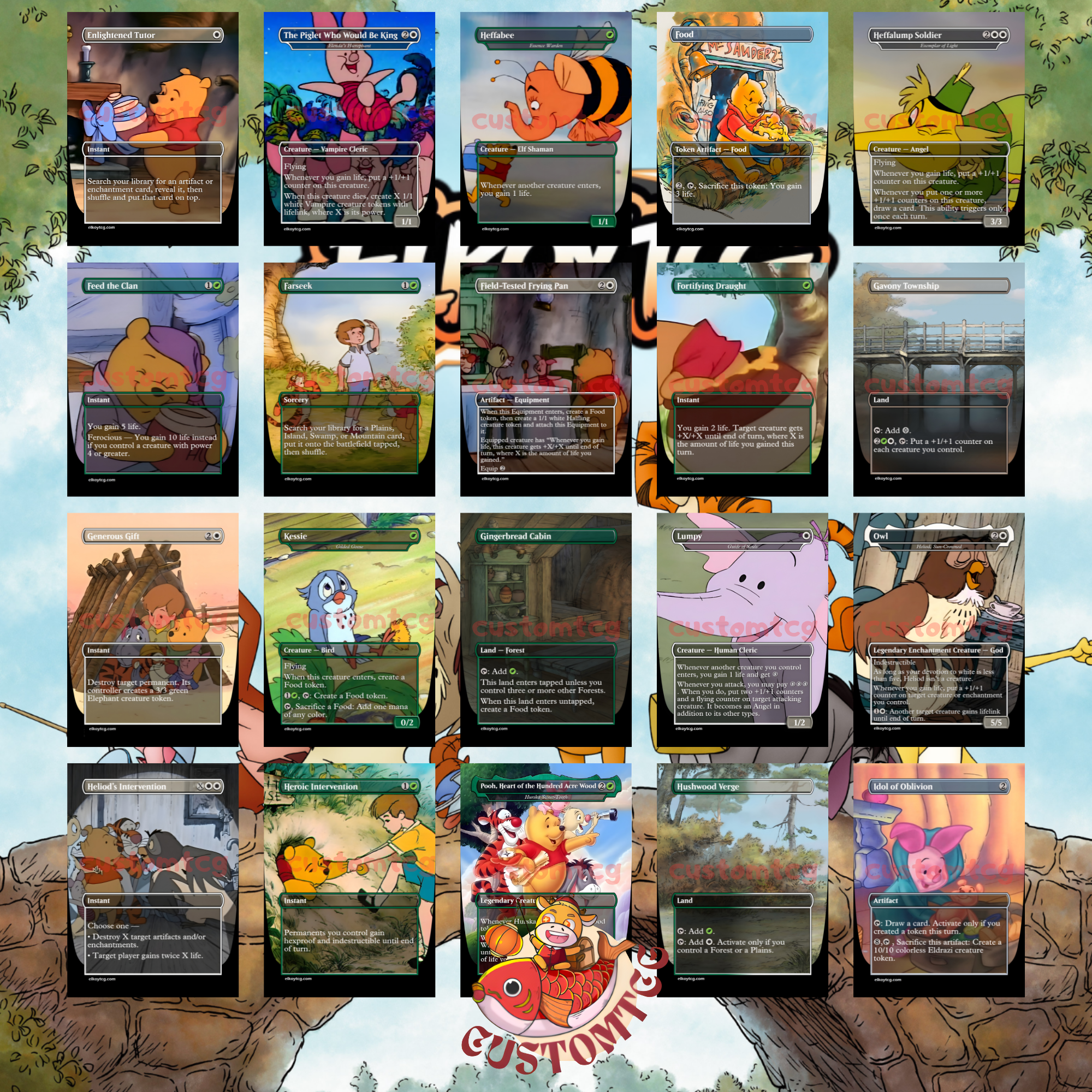 Winnie the Pooh Custom Commander Deck (Digital Download)