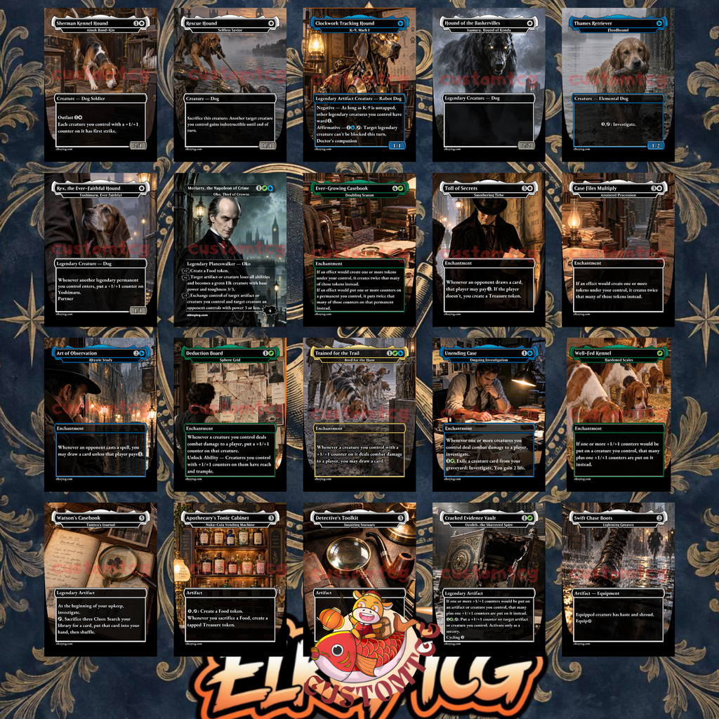 SHERLOCK HOLMES — Custom Commander Deck (Digital Download)
