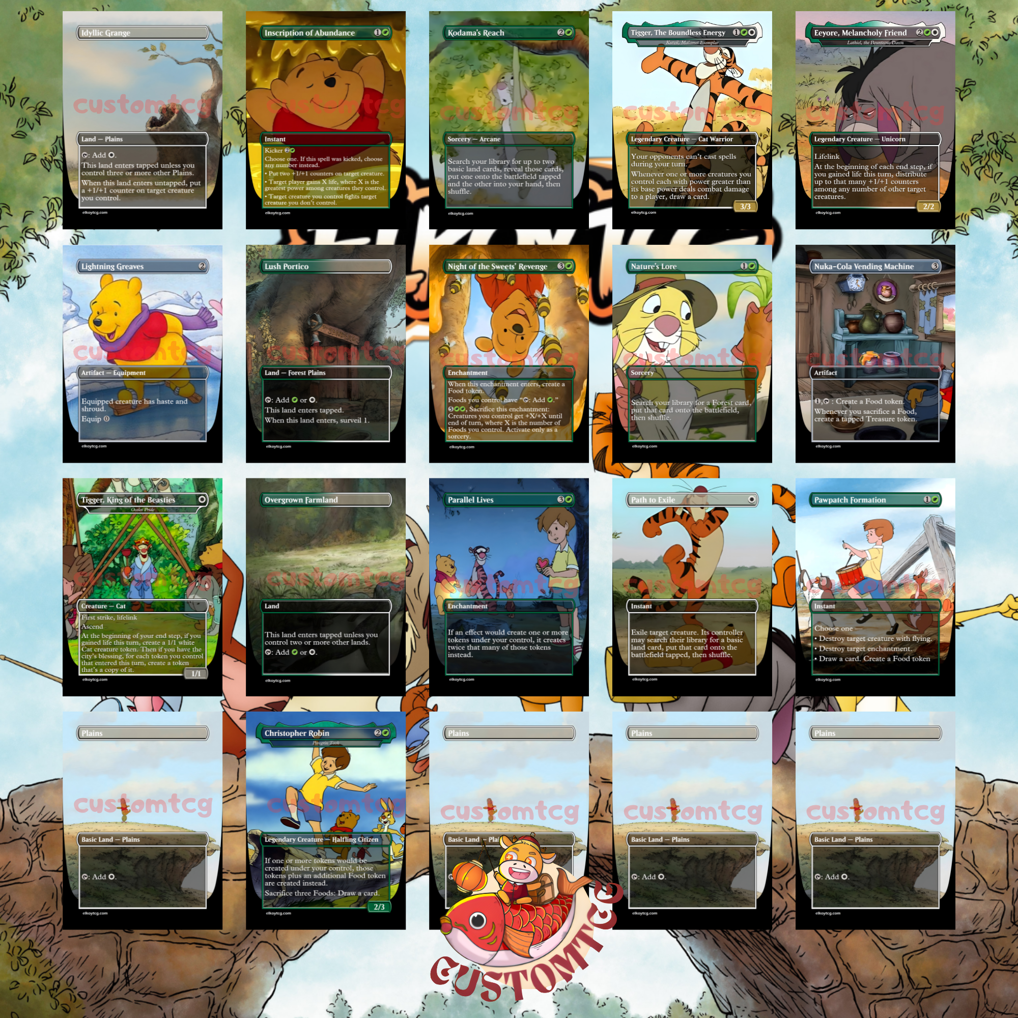 Winnie the Pooh Custom Commander Deck (Digital Download)
