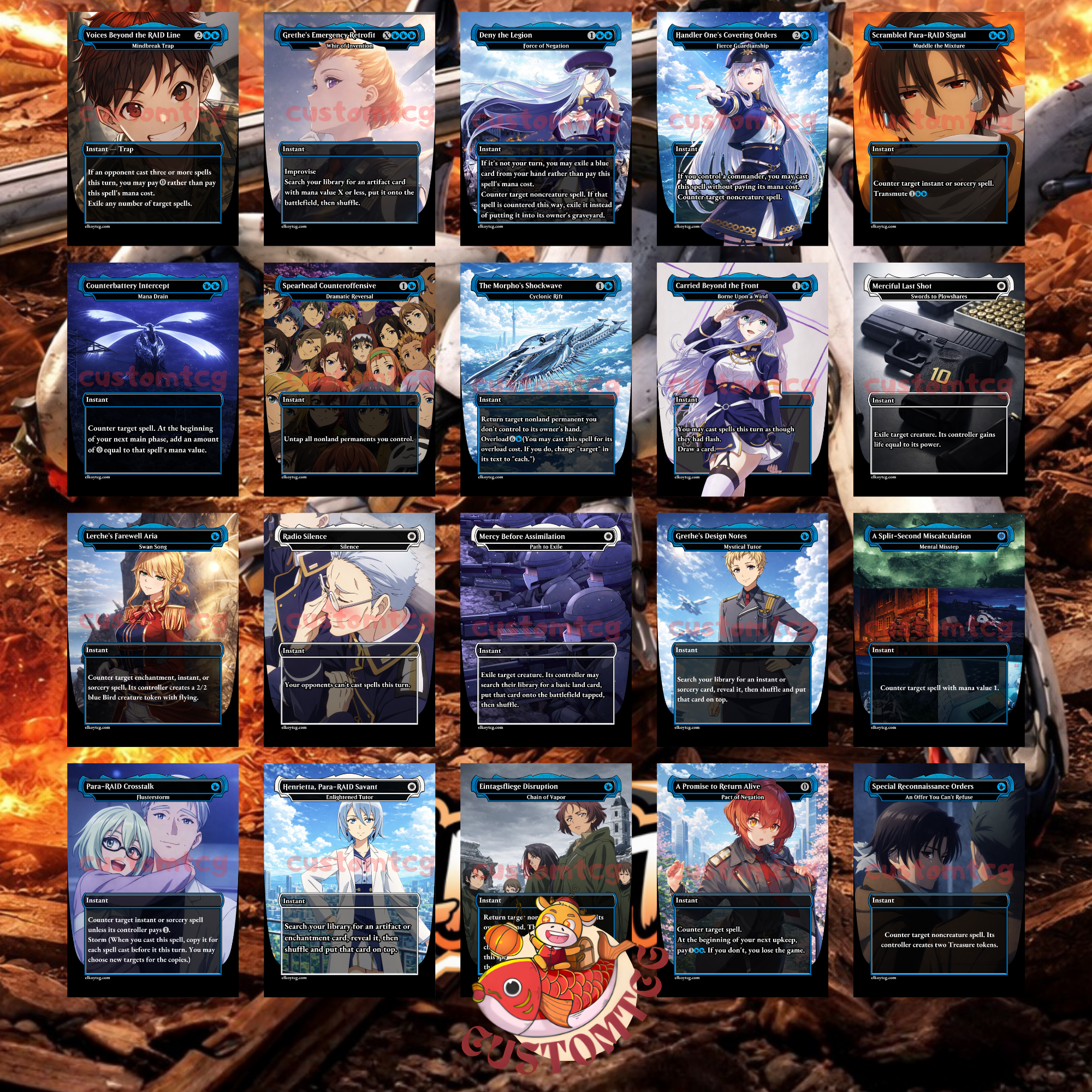 86 Anime Custom Commander Deck