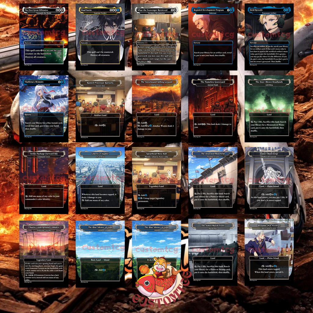 86 Anime Custom Commander Deck