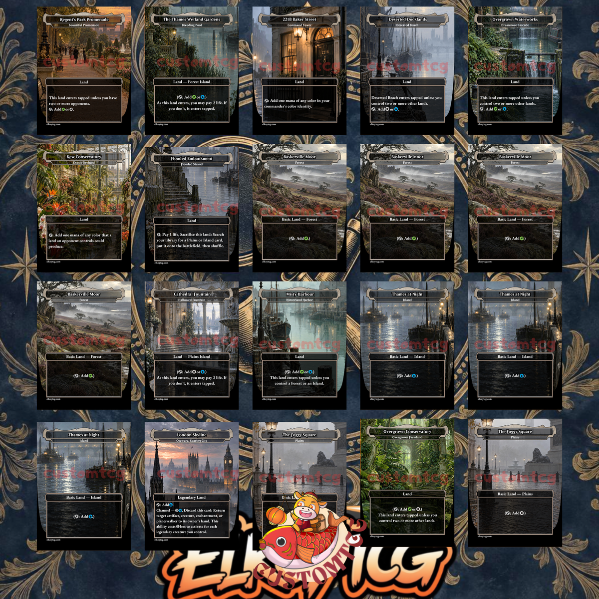 SHERLOCK HOLMES — Custom Commander Deck (Digital Download)