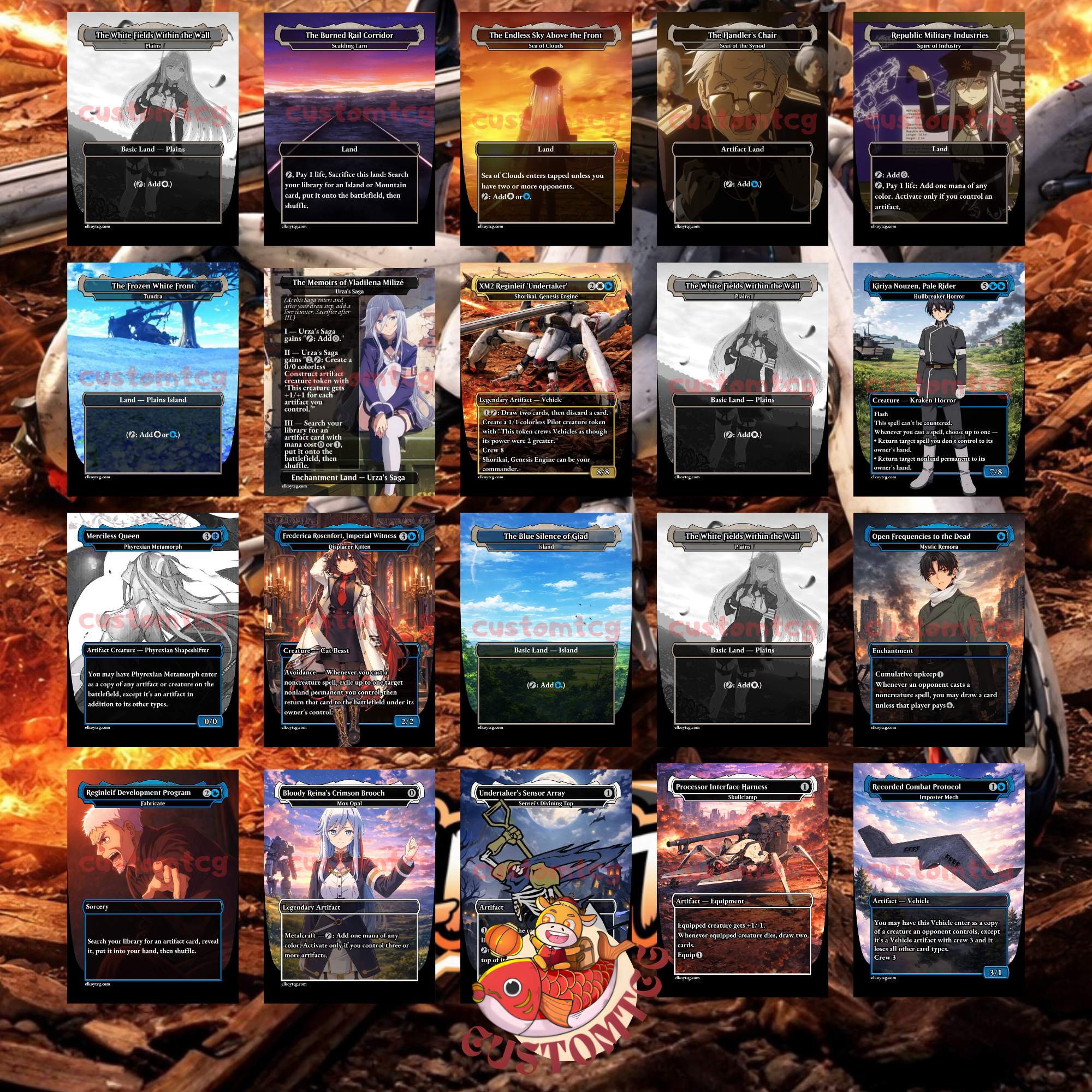 86 Anime Custom Commander Deck