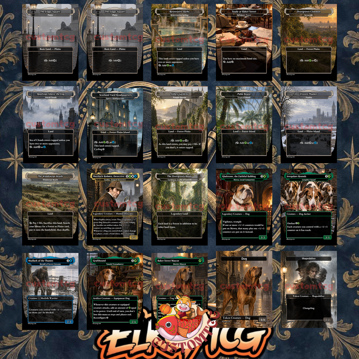 SHERLOCK HOLMES — Custom Commander Deck (Digital Download)