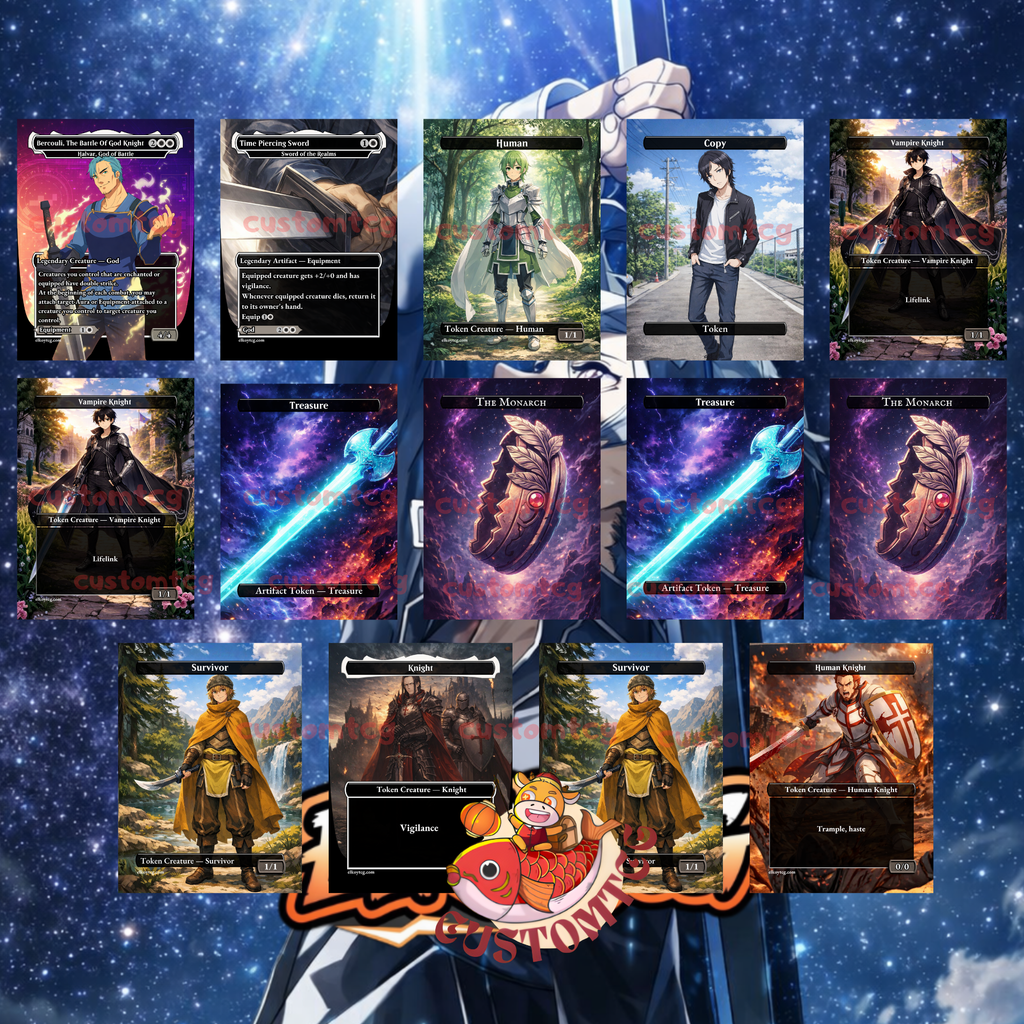 Sao Custom Deck - Sword Art Online Custom Commander Deck (Digital Download)