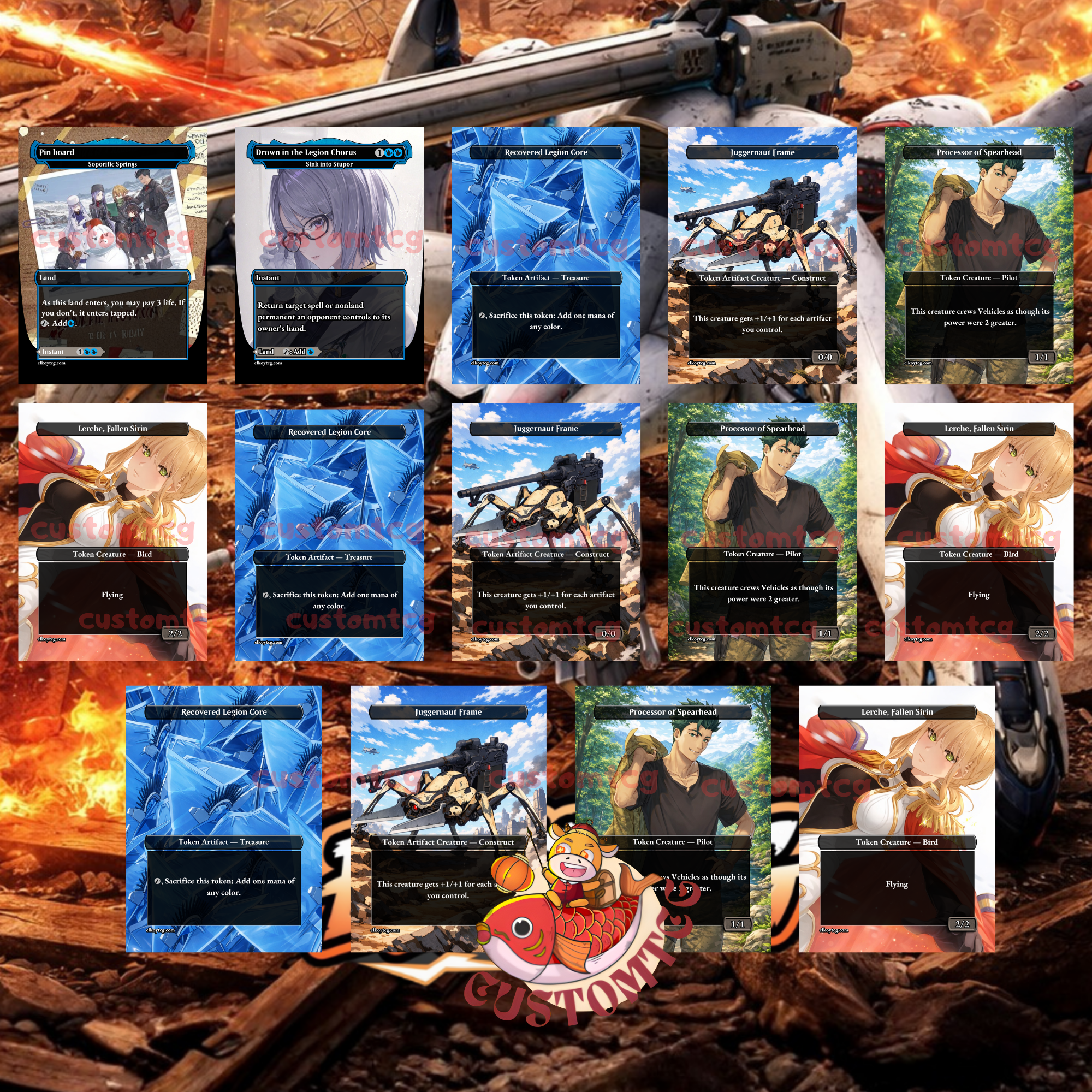 86 Anime Custom Commander Deck