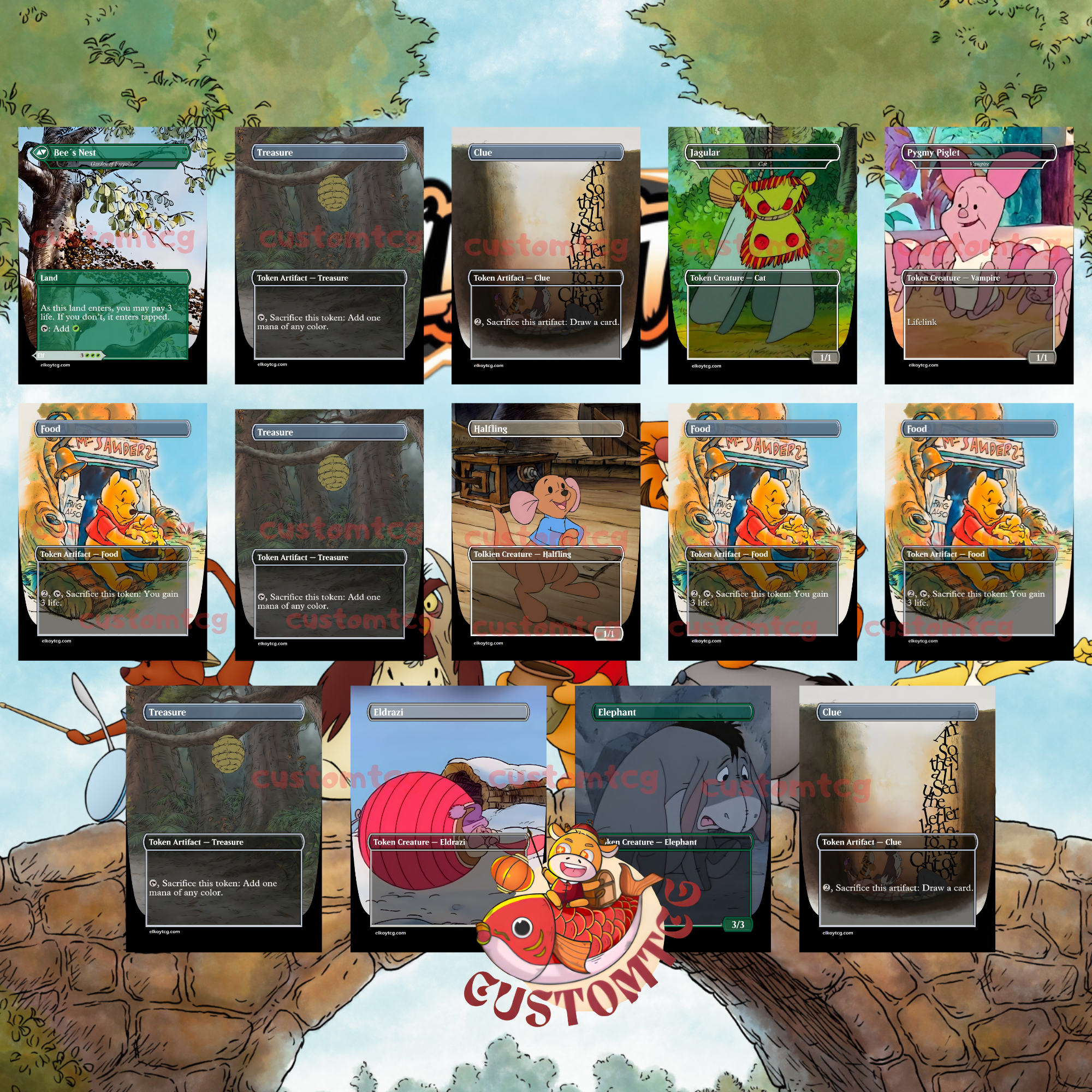 Winnie the Pooh Custom Commander Deck (Digital Download)