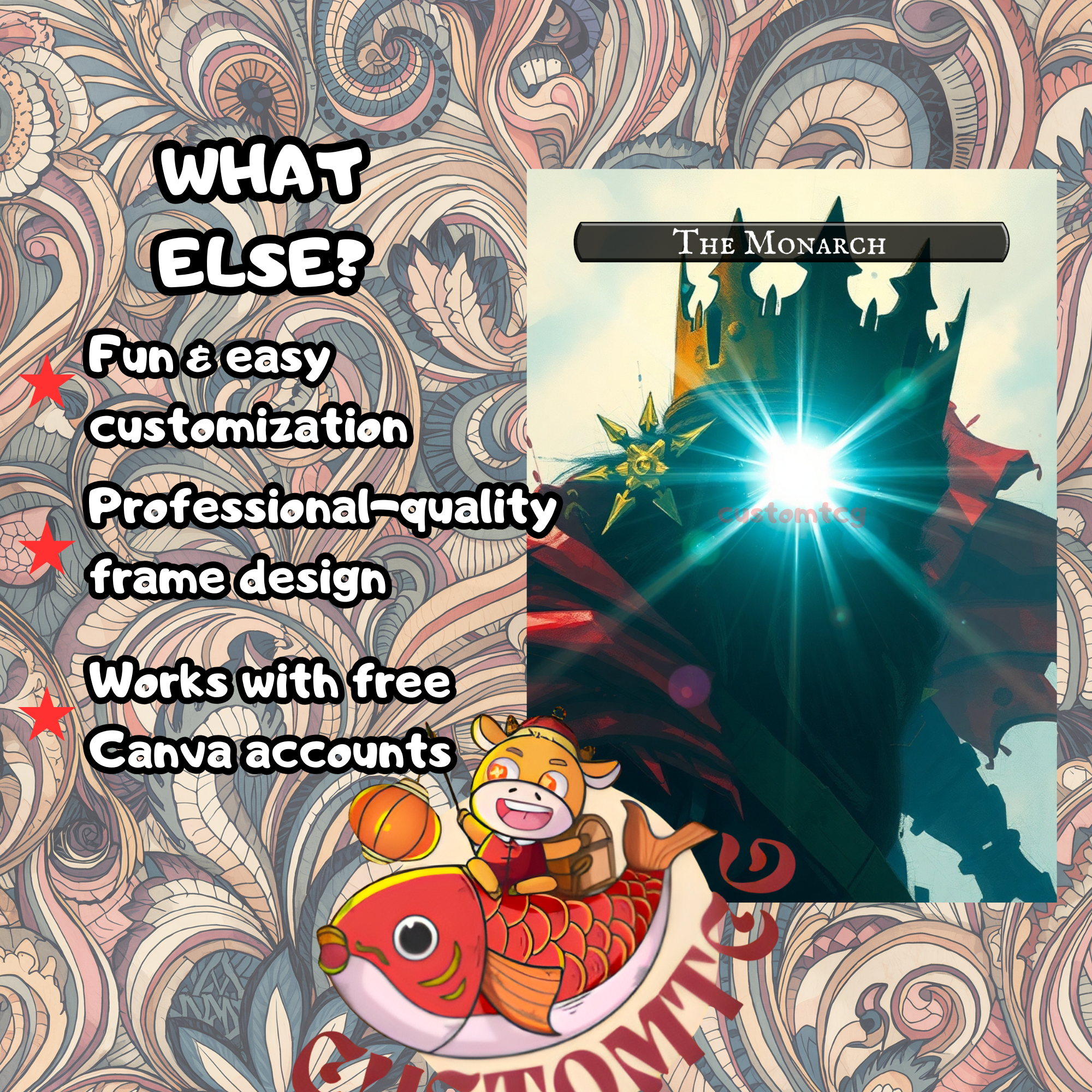 Borderless Full Art Token Frame