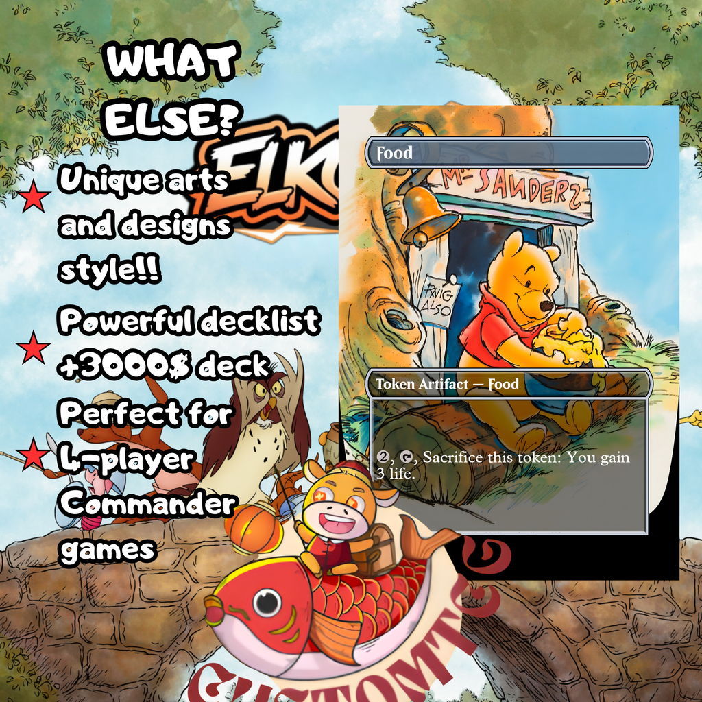Winnie the Pooh Custom Commander Deck (Digital Download)