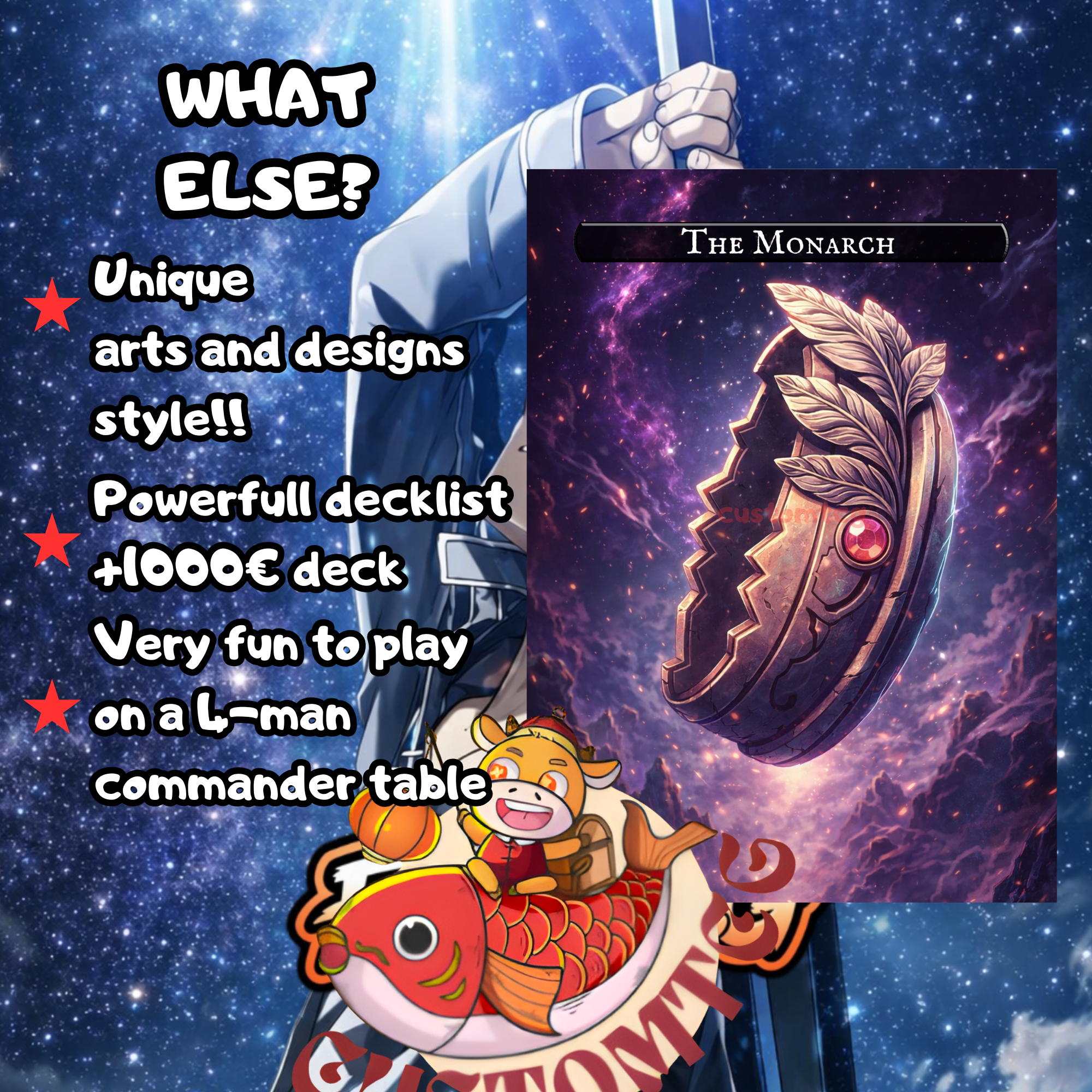 Sao Custom Deck - Sword Art Online Custom Commander Deck (Digital Download)