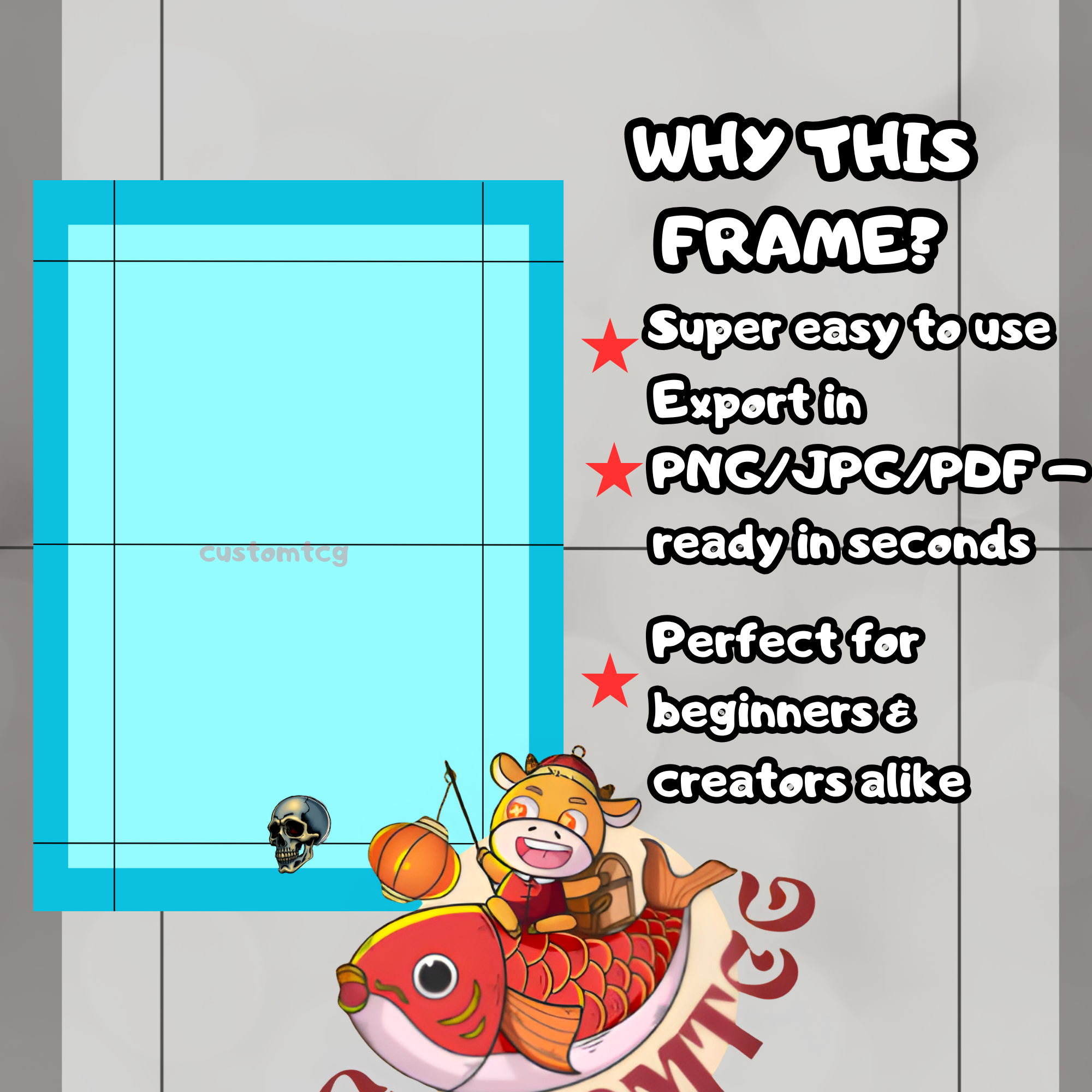 Border Canva Full Art Tokens Frame