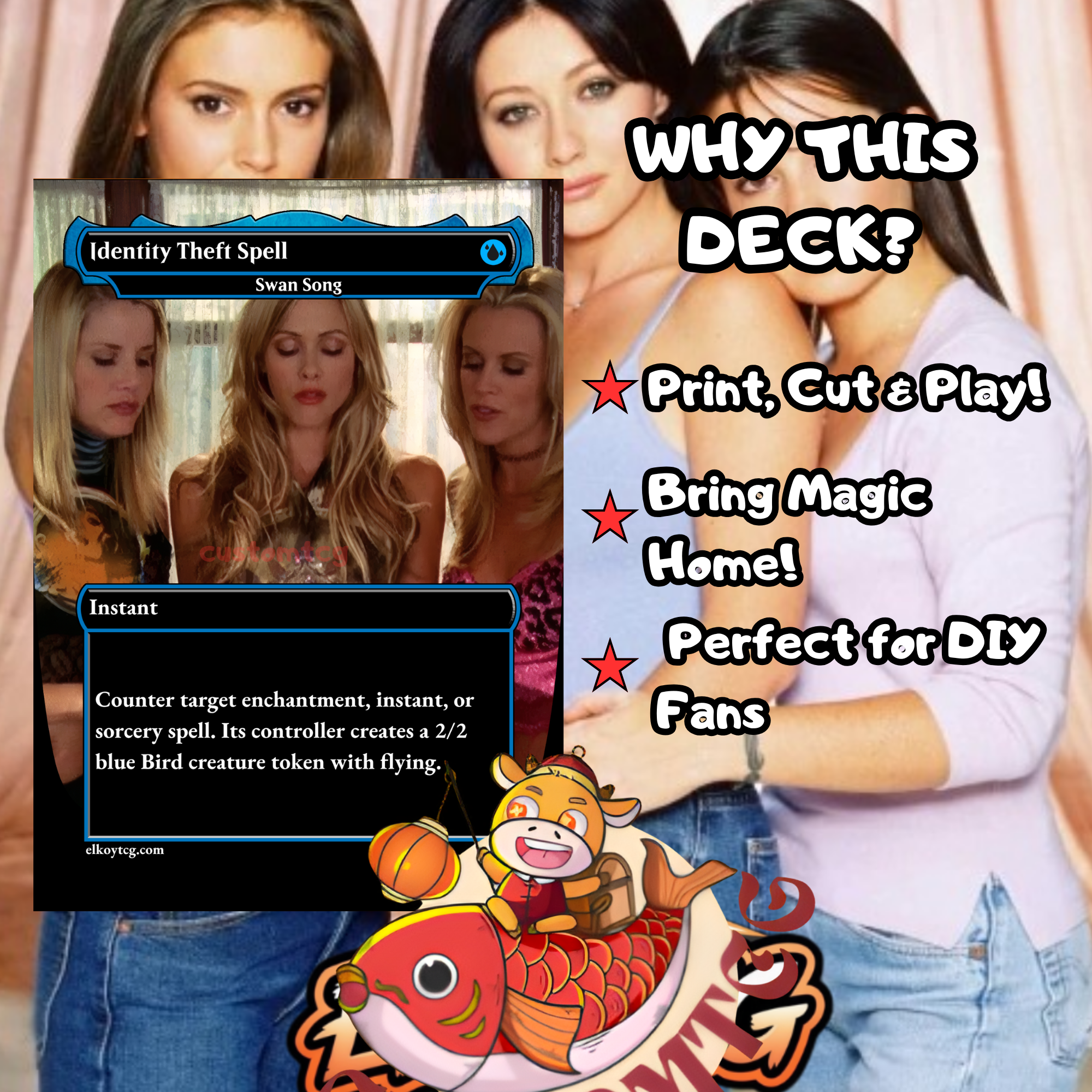 CHARMED — FREE Digital Download Custom Commander Deck (100 Cards + Tokens)