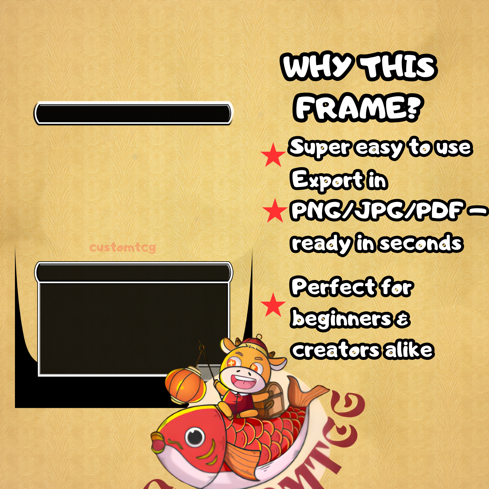 FULL ART FRAMES - 5 Colors + Land - FREE