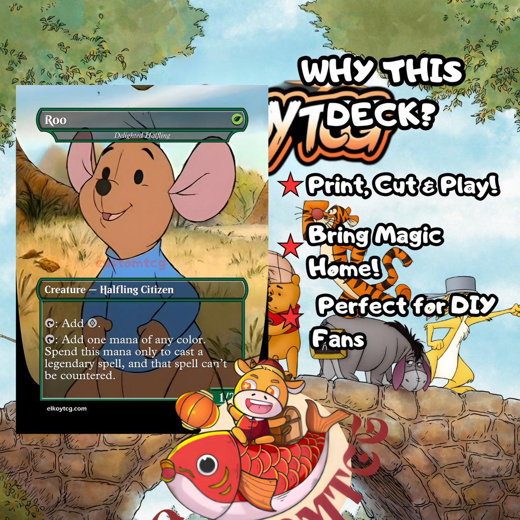 Winnie the Pooh Custom Commander Deck (Digital Download)