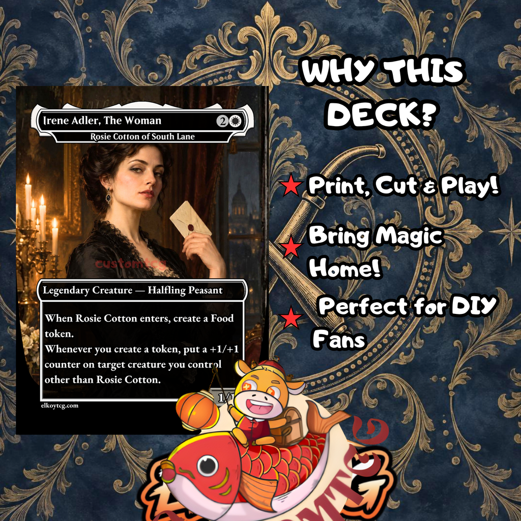 SHERLOCK HOLMES — Custom Commander Deck (Digital Download)