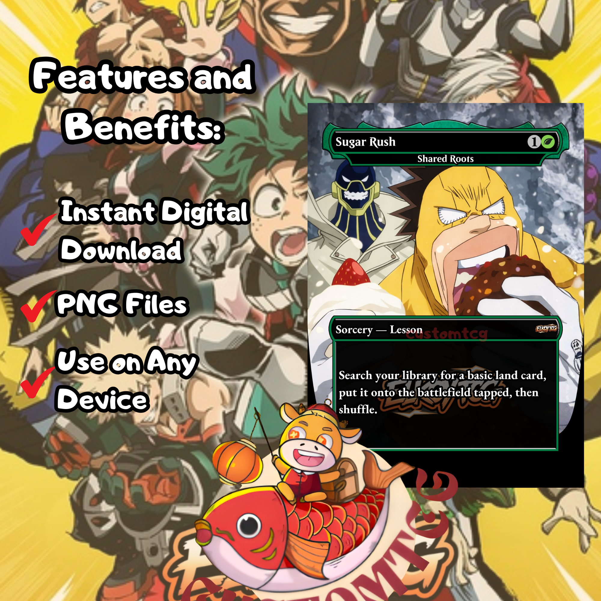 My Hero Academia Digital Download Deck