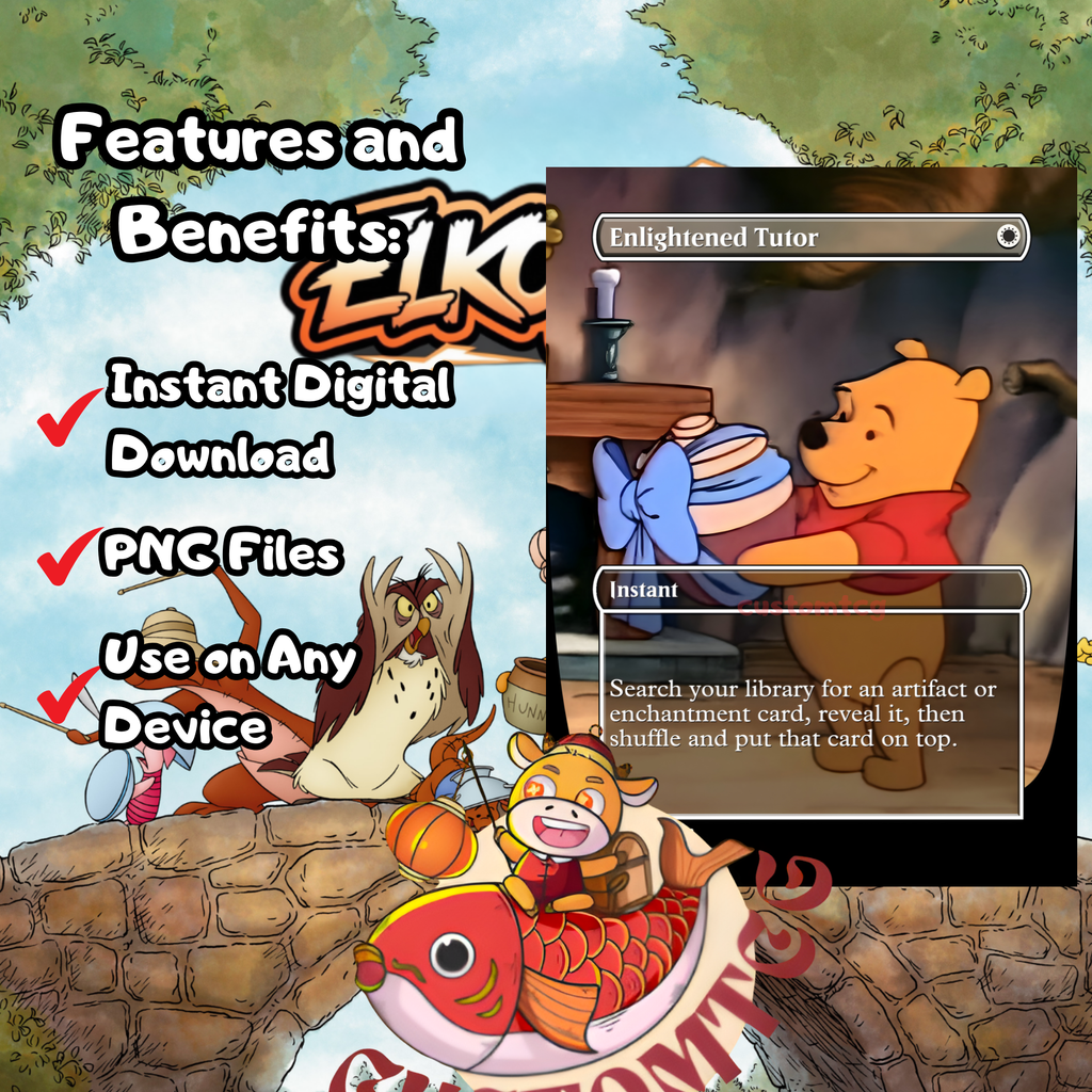 Winnie the Pooh Custom Commander Deck (Digital Download)