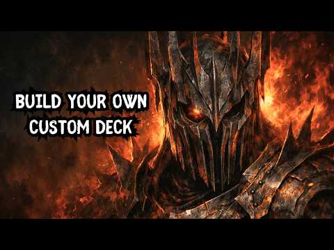 Sauron Commander Deck — Fully Editable Canva Template | Print-Ready | MTG Inspired